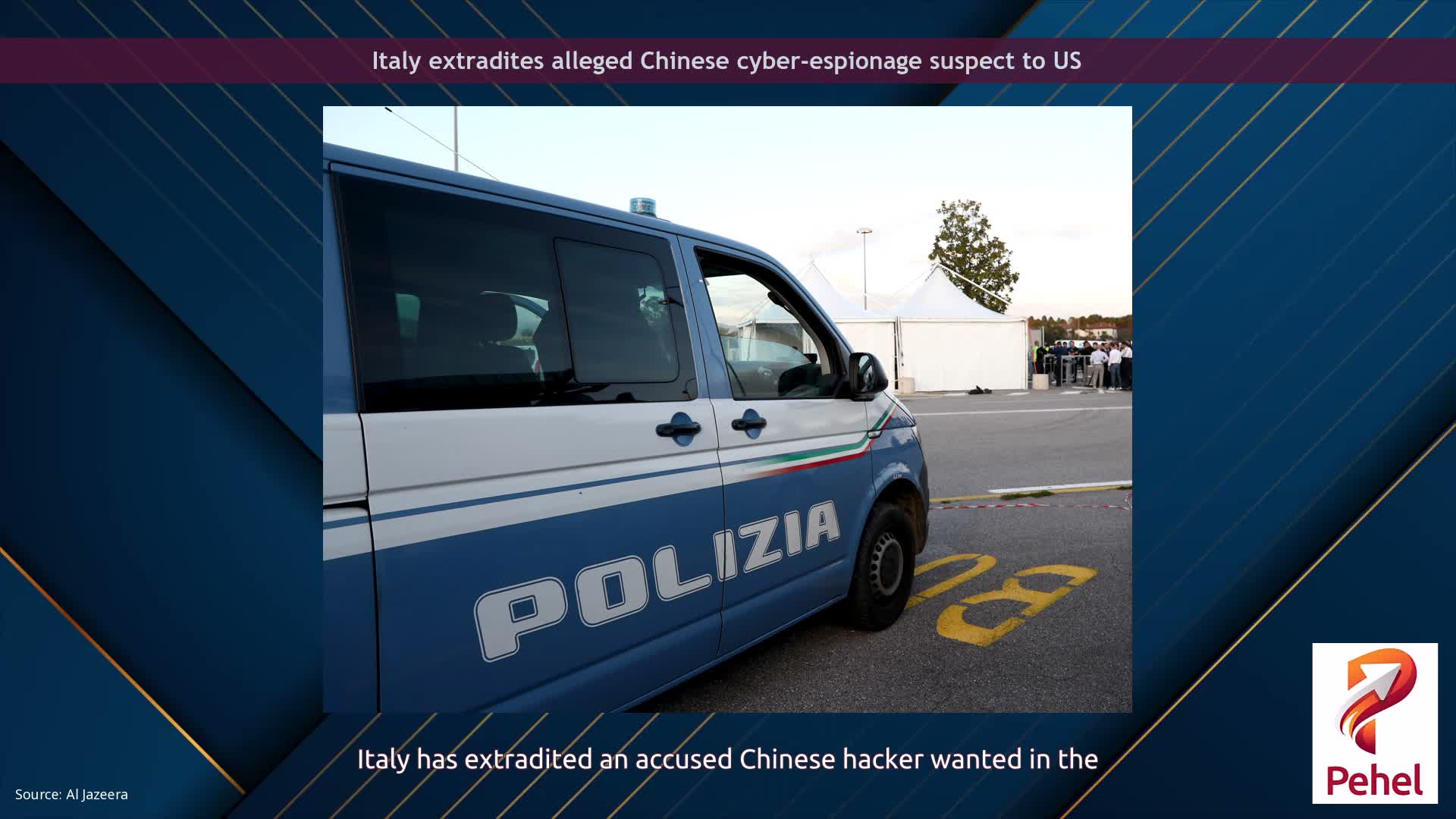 Italy extradites alleged Chinese cyber-espionage suspect to US