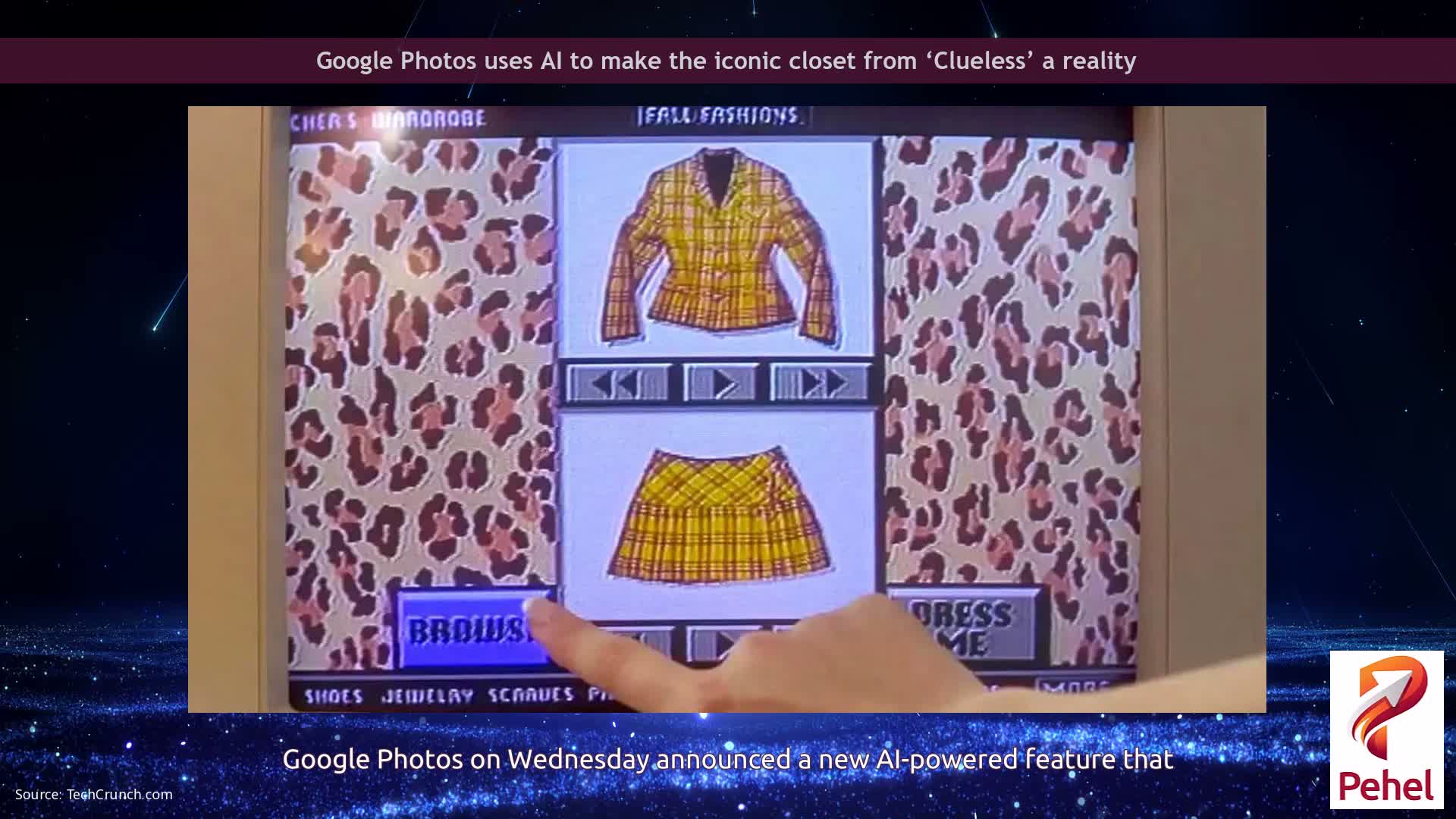 Google Photos uses AI to make the iconic closet from ‘Clueless’ a reality
