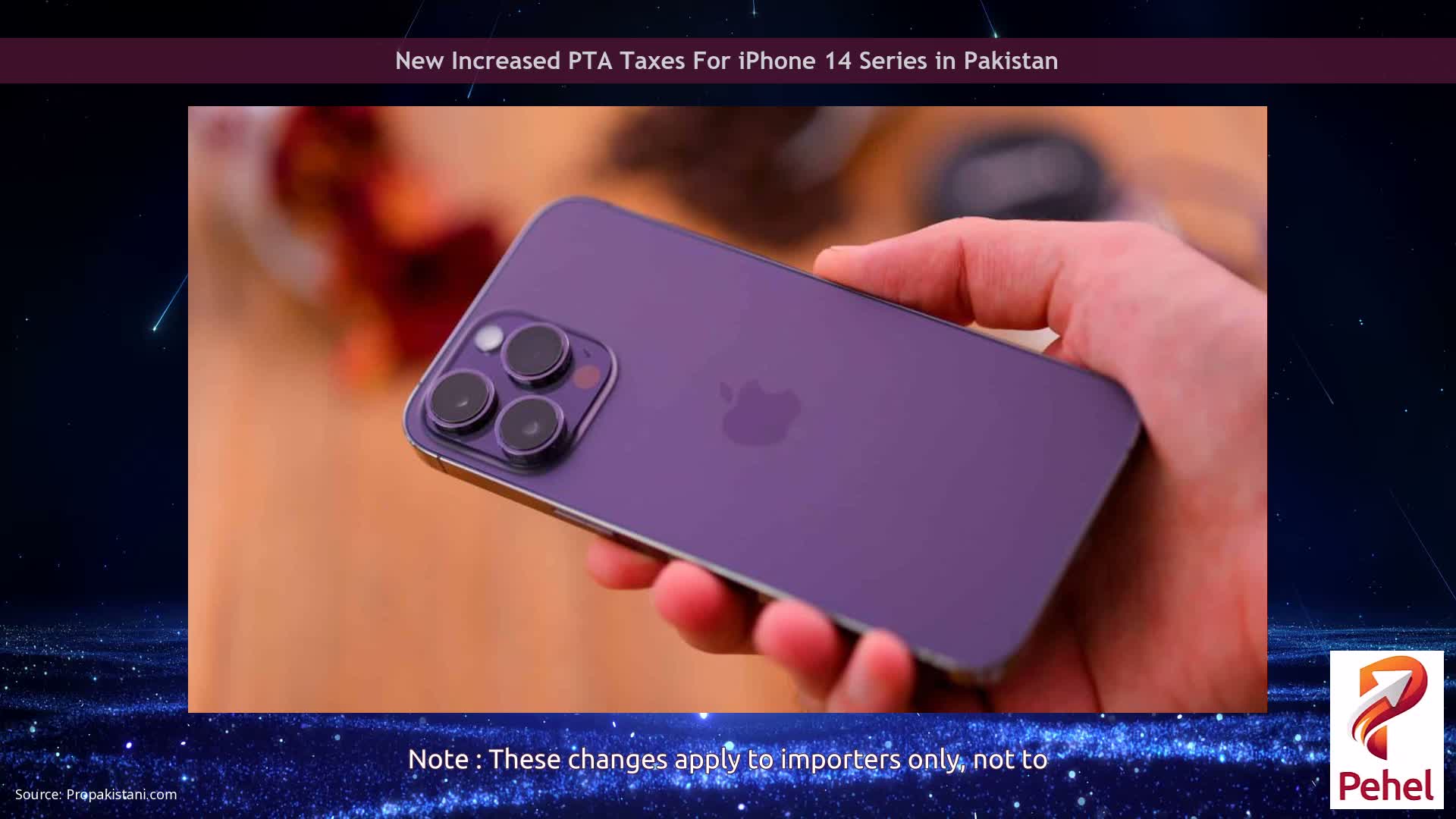 New Increased PTA Taxes For iPhone 14 Series in Pakistan