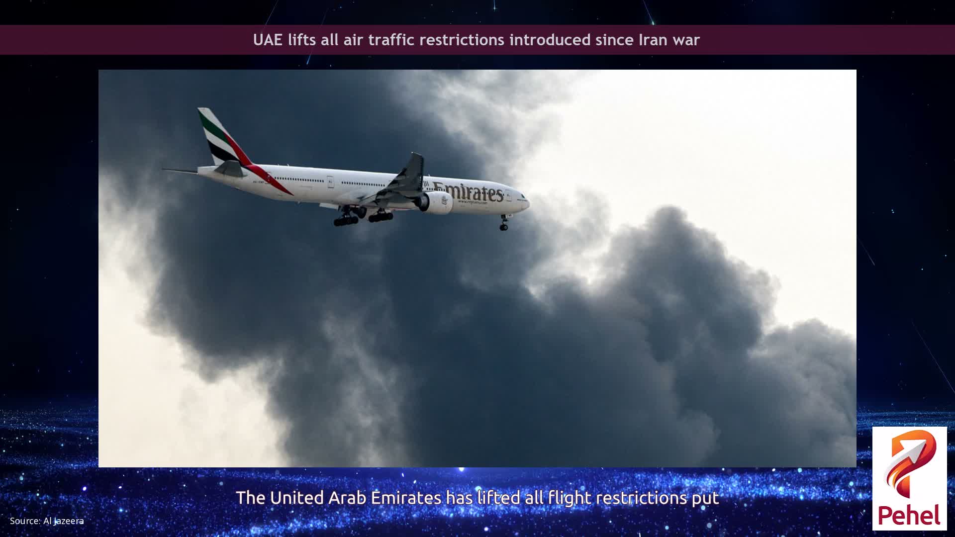 UAE lifts all air traffic restrictions introduced since Iran war