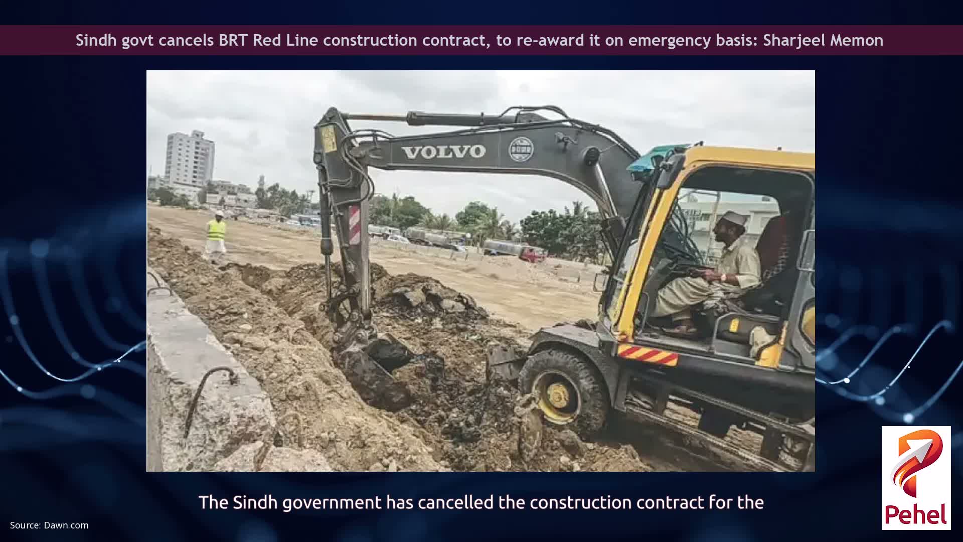 Sindh govt cancels BRT Red Line construction contract, to re-award it on emergency basis: Sharjeel Memon