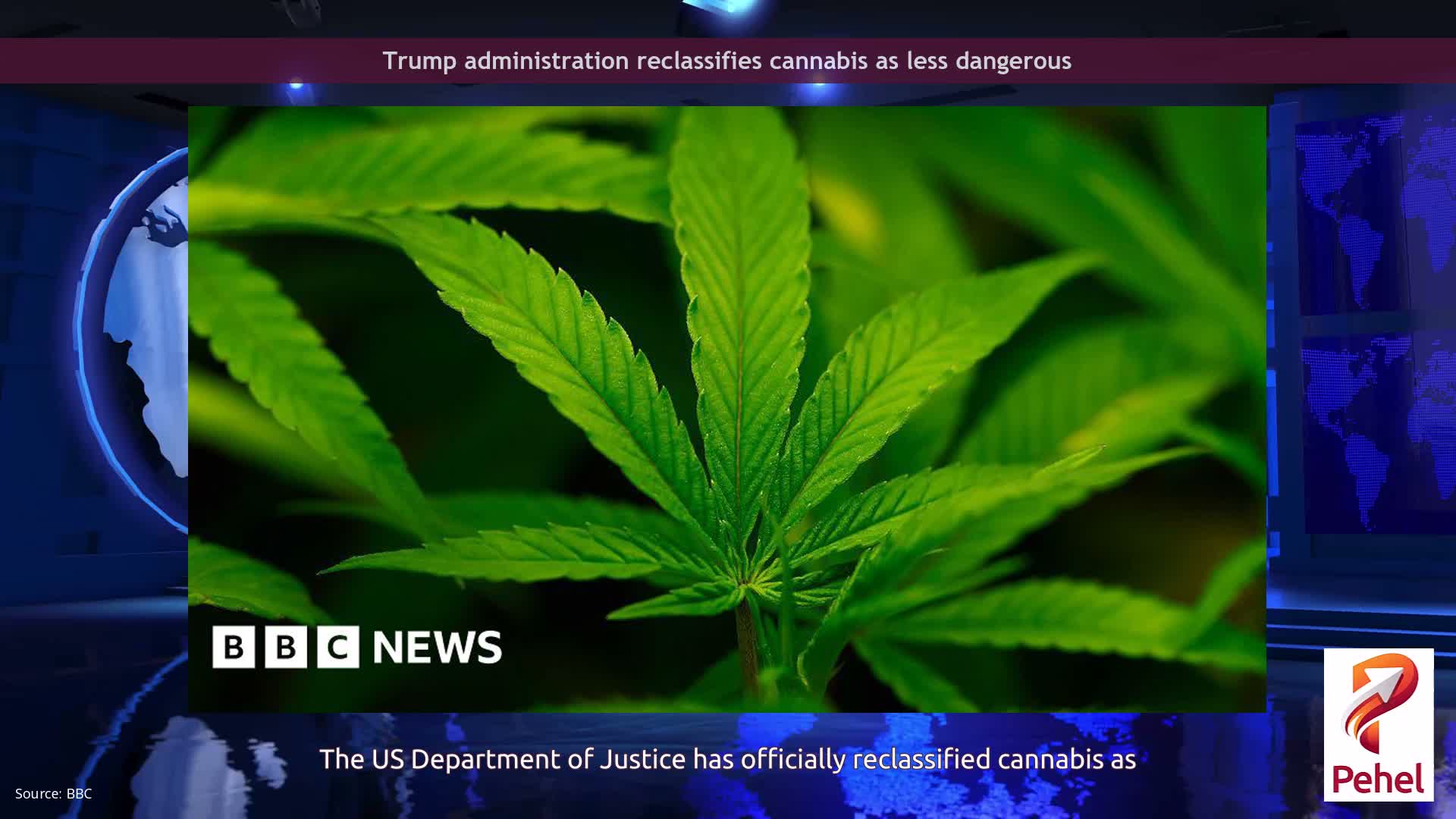 Trump administration reclassifies cannabis as less dangerous