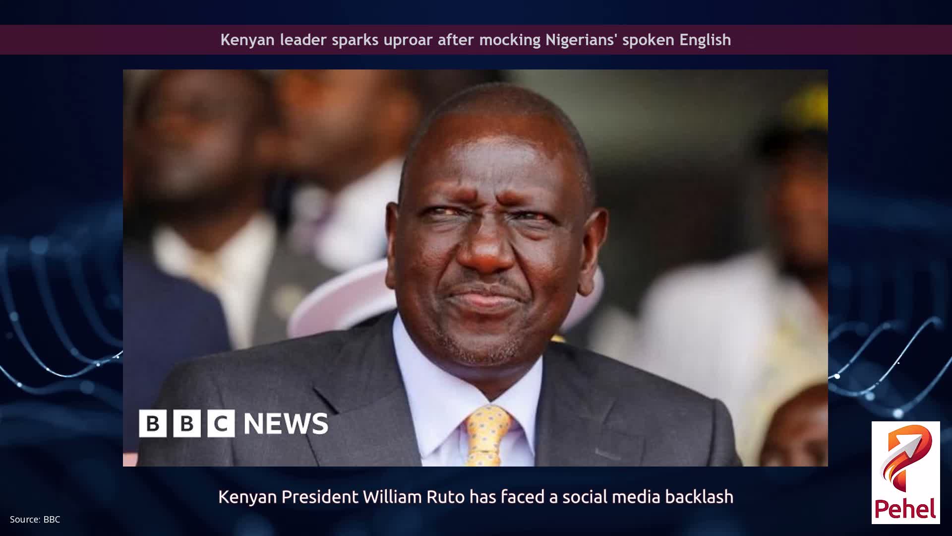 Kenyan leader sparks uproar after  mocking Nigerians' spoken English