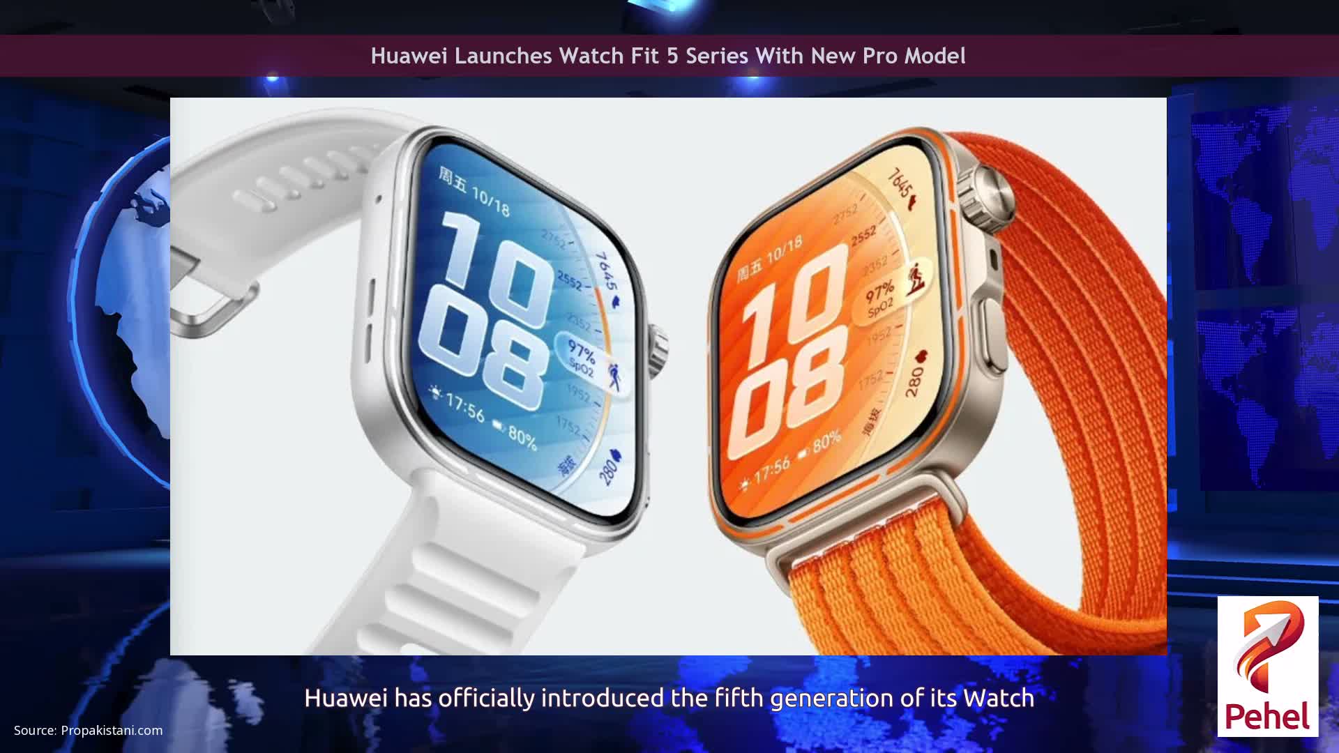 Huawei Launches Watch Fit 5 Series With New Pro Model