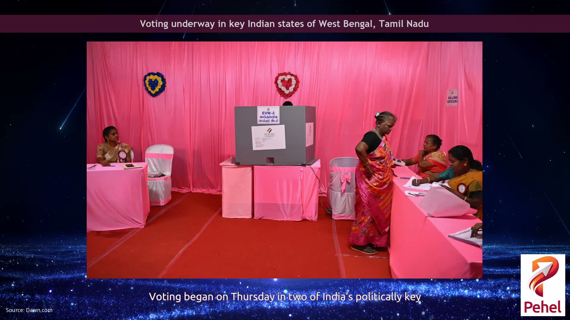 Voting underway in key Indian states of West Bengal, Tamil Nadu
