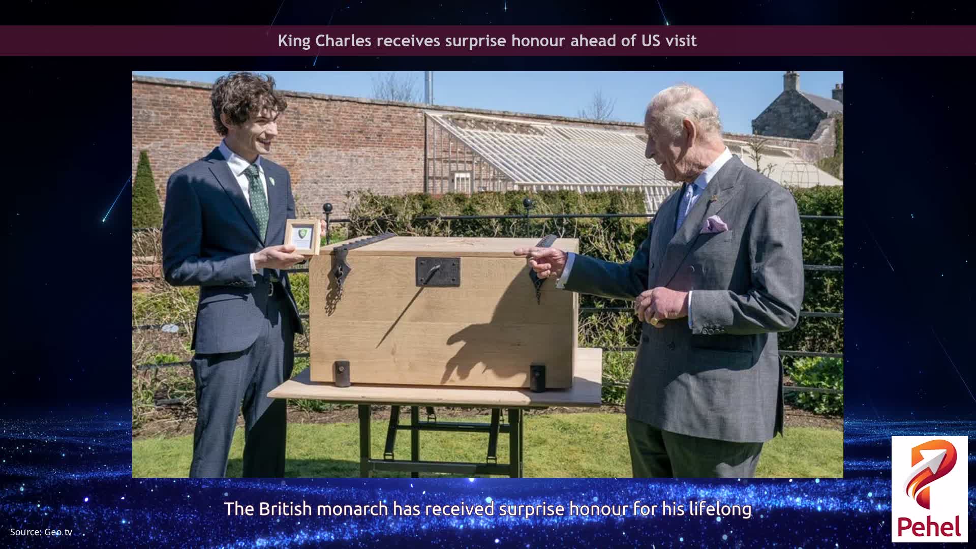 King Charles receives surprise honour ahead of US visit