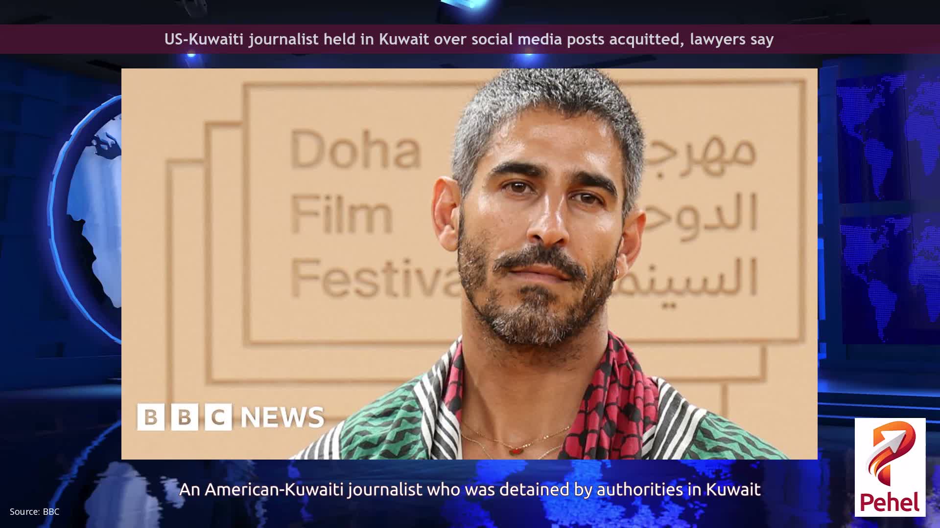US-Kuwaiti journalist held in Kuwait over social media posts acquitted, lawyers say