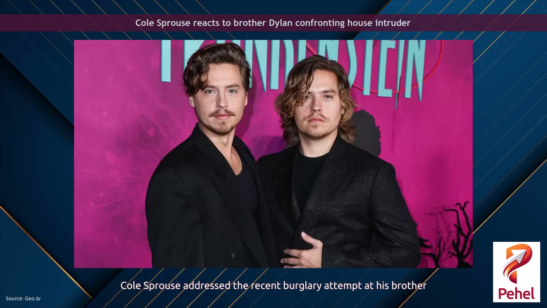Cole Sprouse reacts to brother Dylan confronting house intruder