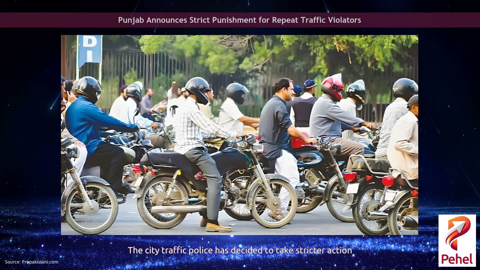 Punjab Announces Strict Punishment for Repeat Traffic Violators