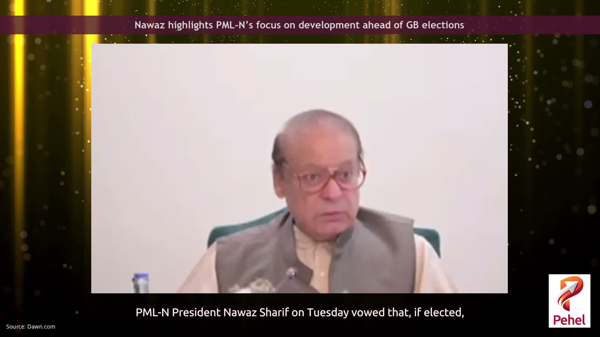 Nawaz highlights PML-N’s focus on development ahead of GB elections