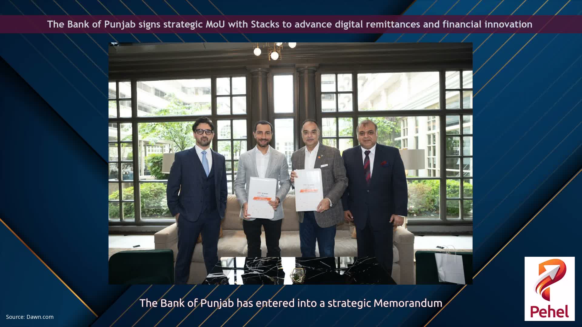 The Bank of Punjab signs strategic MoU with Stacks to advance digital remittances and financial innovation
