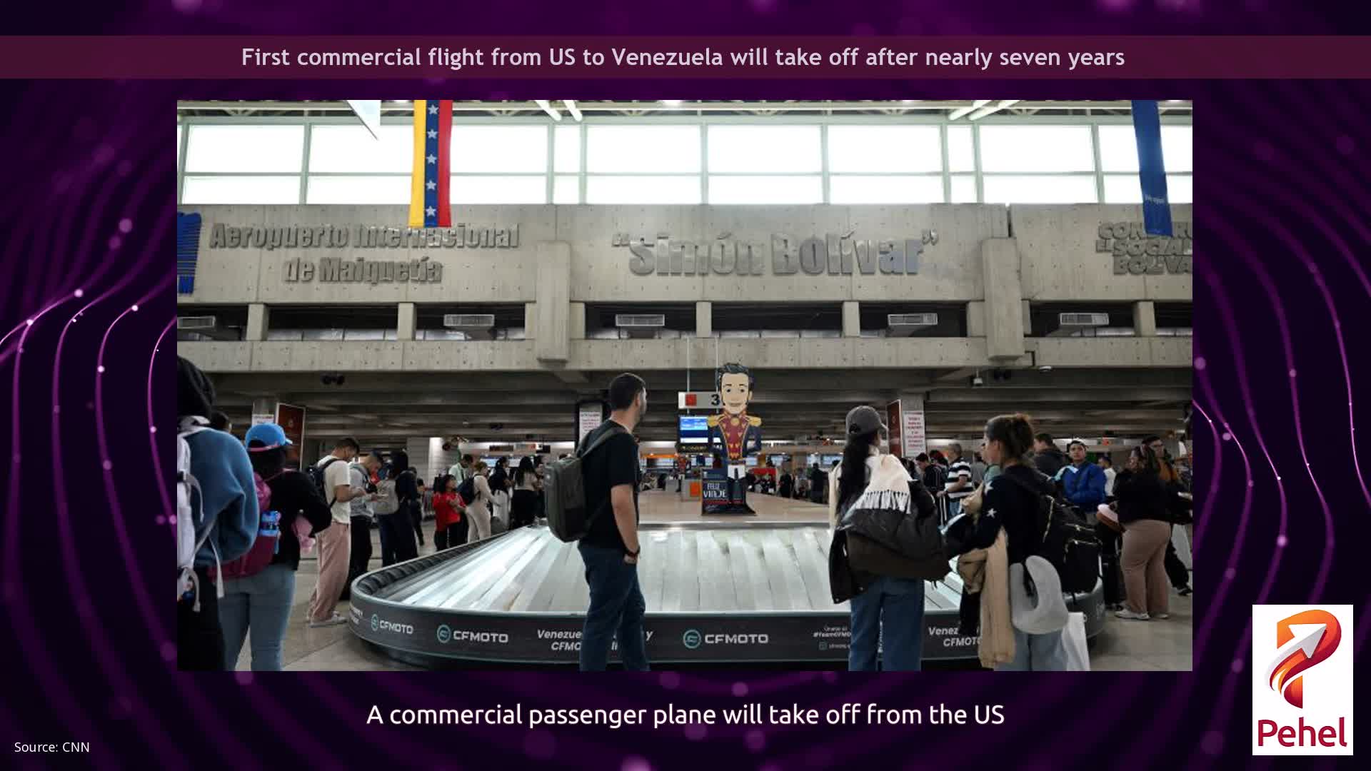 First commercial flight from US to Venezuela will take off after nearly seven years