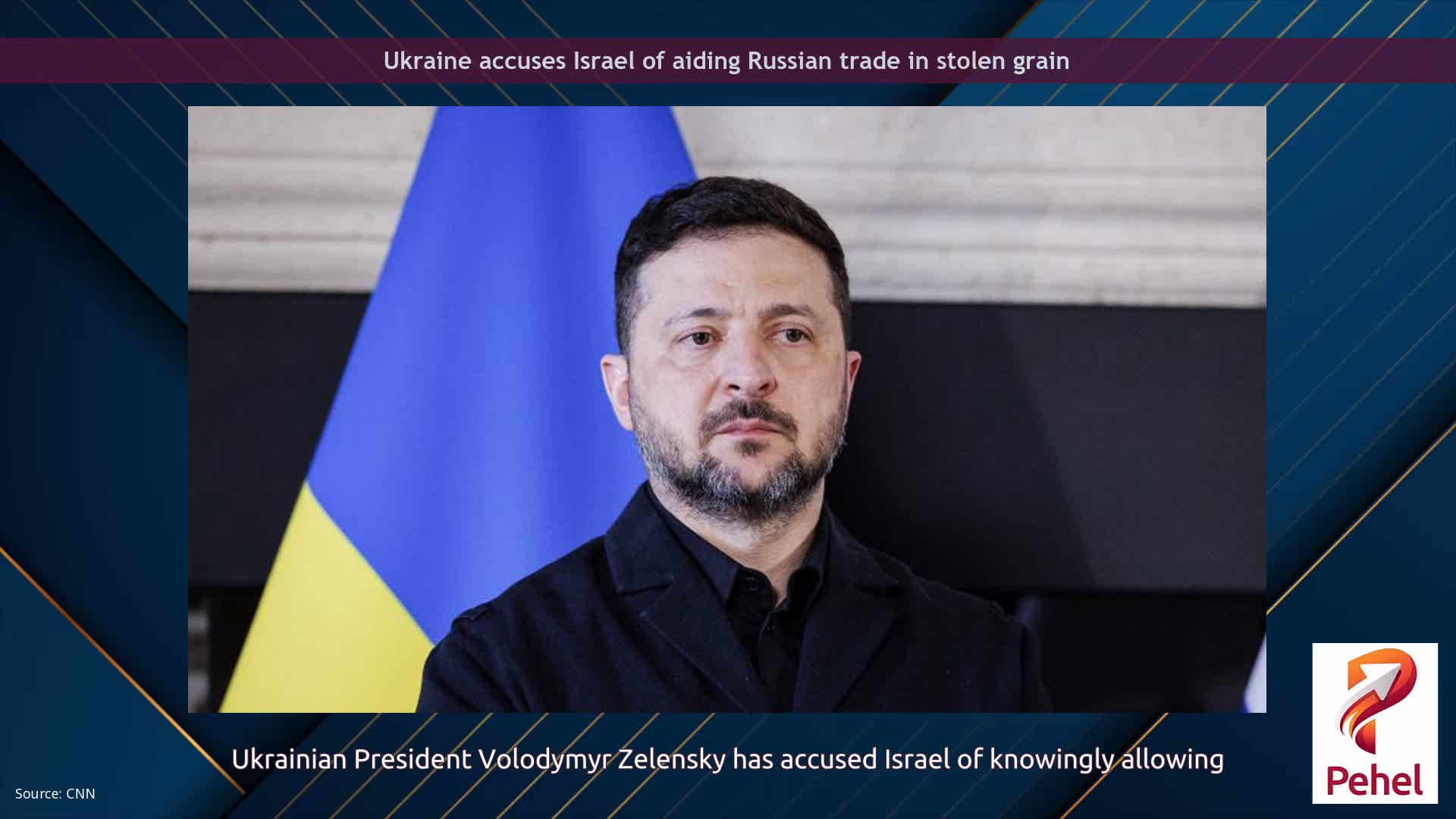 Ukraine accuses Israel of aiding Russian trade in stolen grain