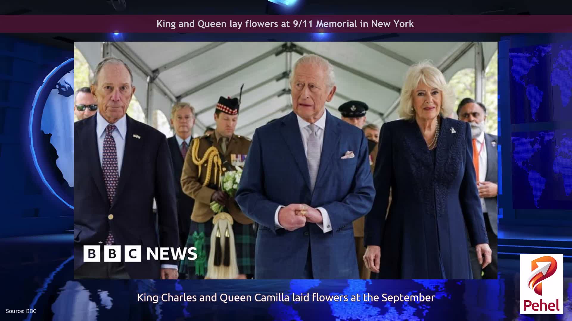 King and Queen lay flowers at 9/11 Memorial in New York