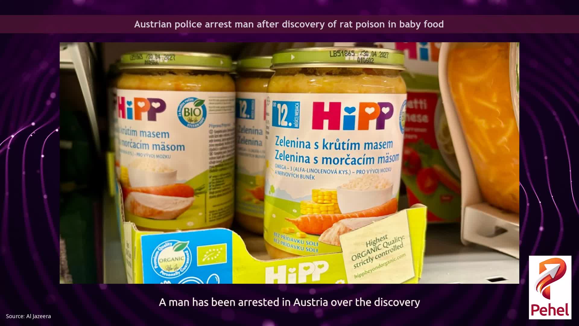 Austrian police arrest man after discovery of rat poison in baby food