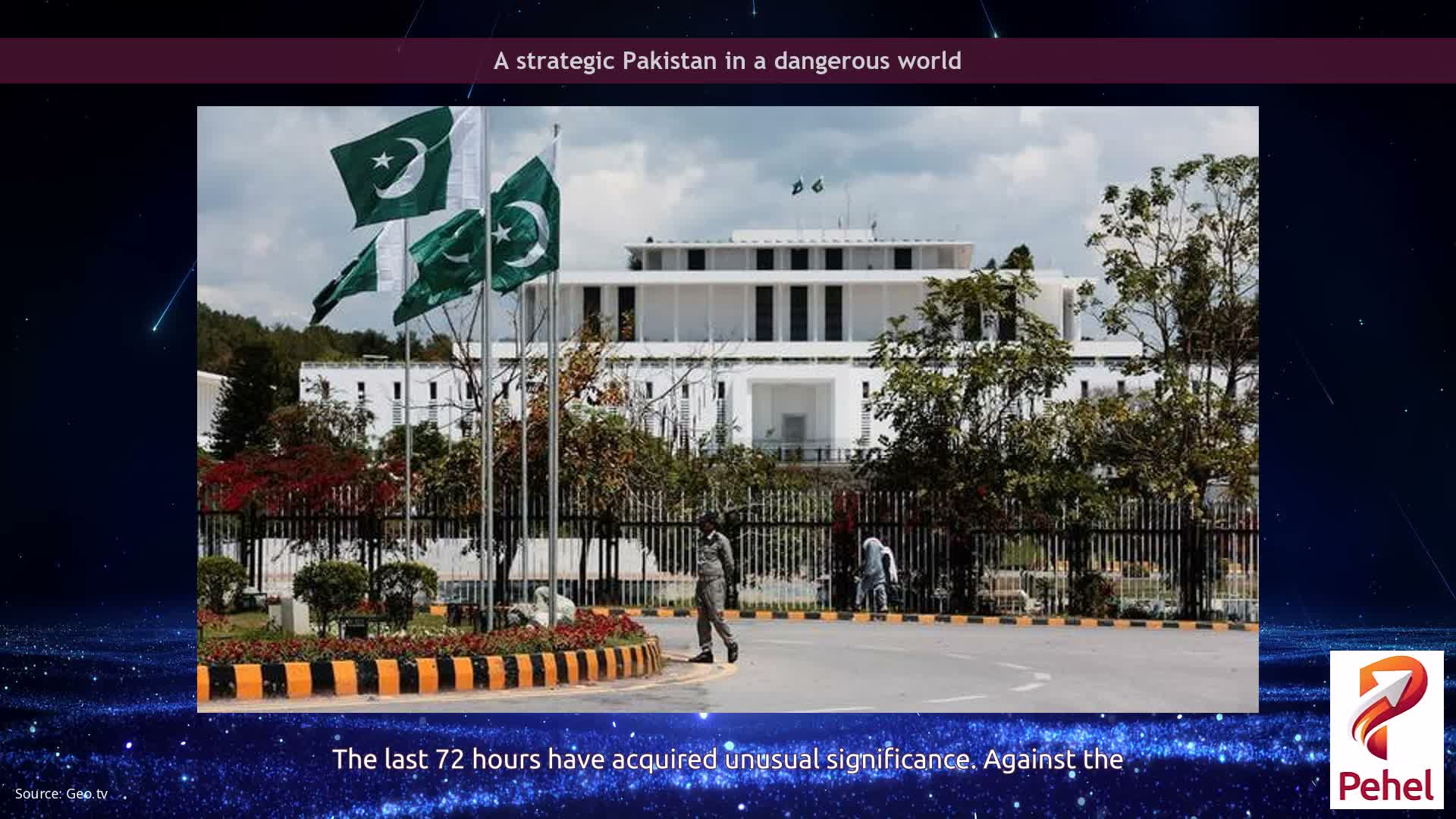 A strategic Pakistan in a dangerous world