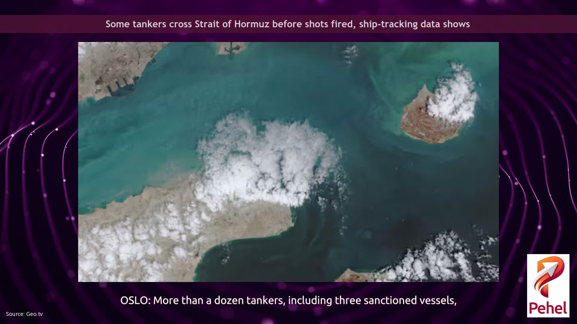 Some tankers cross Strait of Hormuz before shots fired, ship-tracking data shows