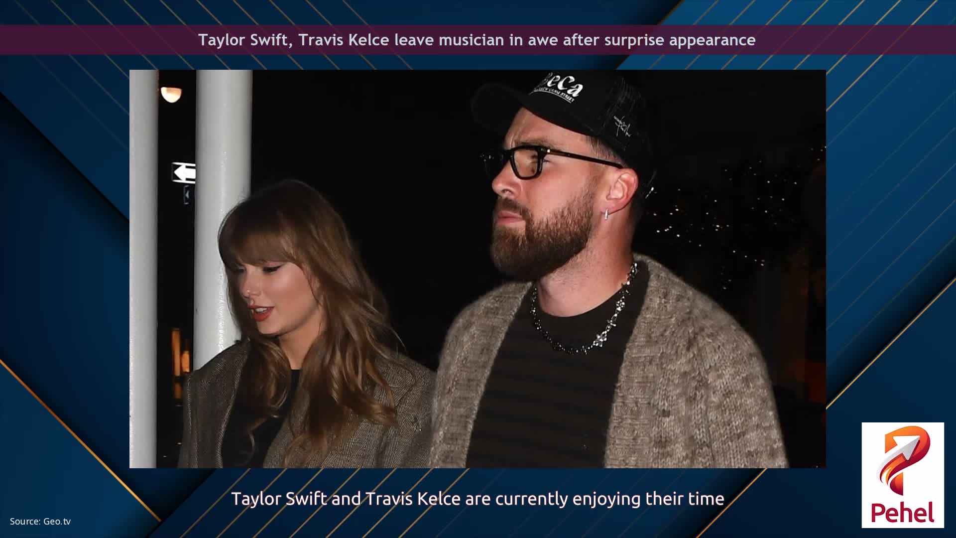 Taylor Swift, Travis Kelce leave musician in awe after surprise appearance