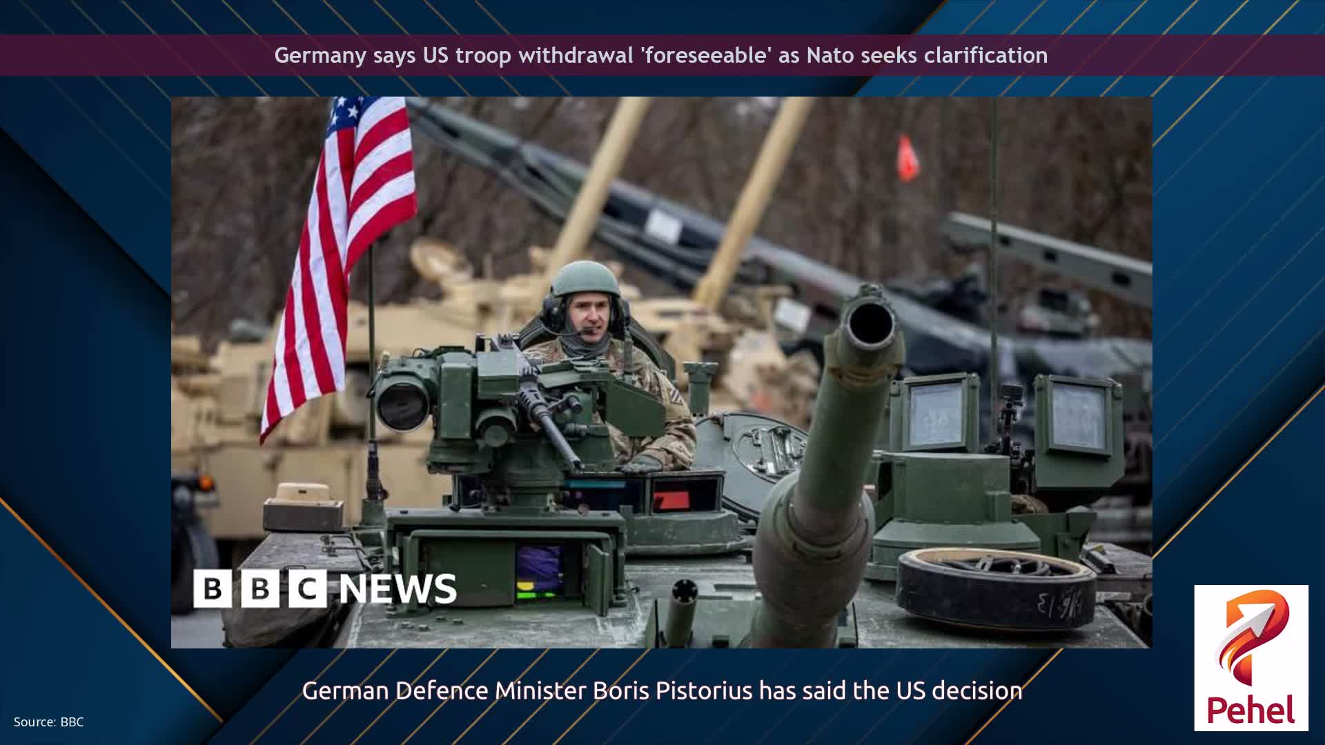 Germany says US troop withdrawal 'foreseeable' as Nato seeks clarification