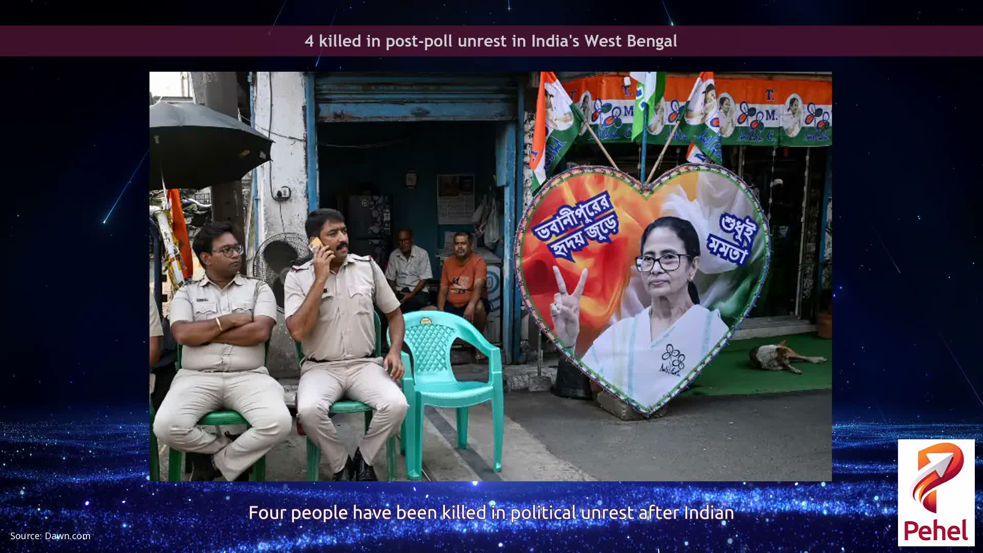 4 killed in post-poll unrest in India's West Bengal