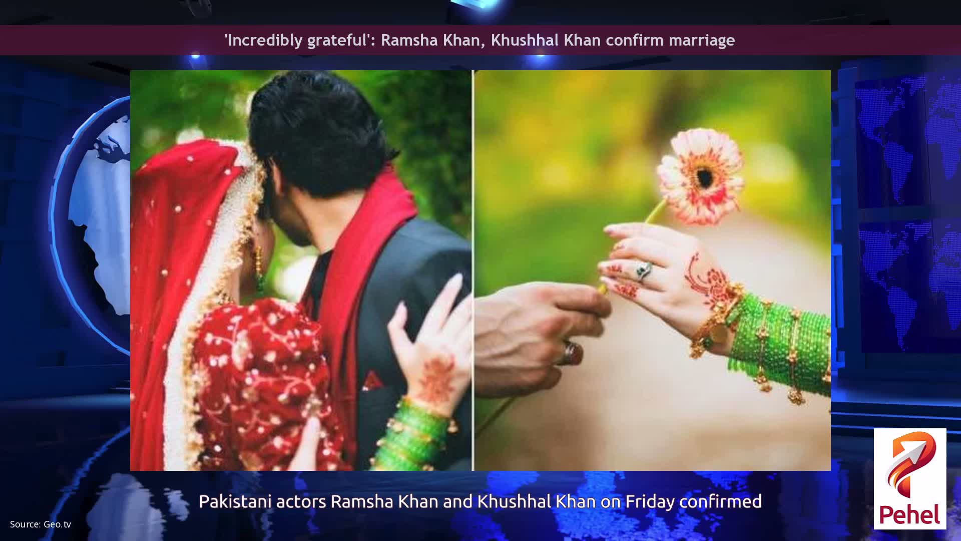'Incredibly grateful': Ramsha Khan, Khushhal Khan confirm marriage