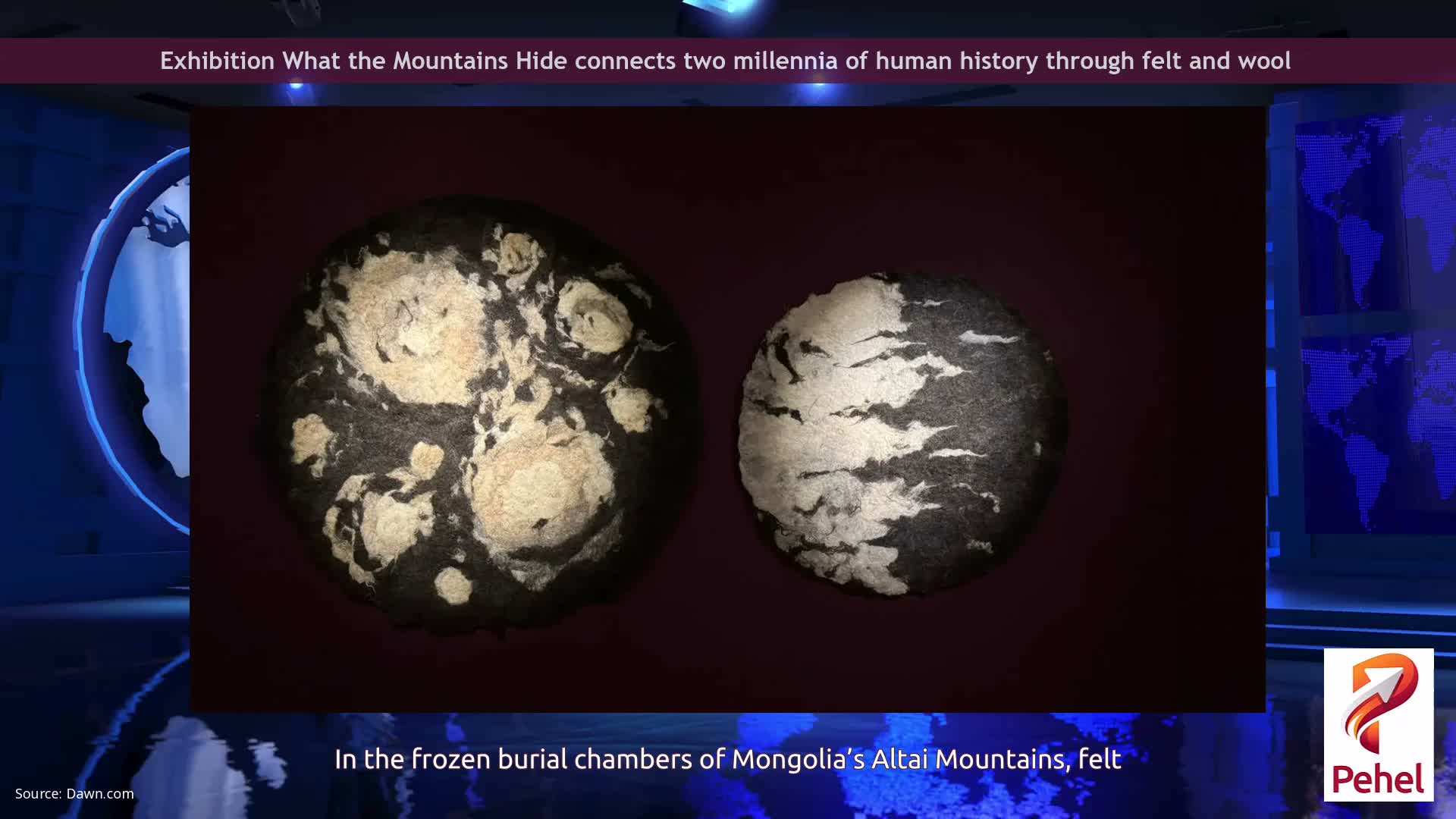 Exhibition What the Mountains Hide connects two millennia of human history through felt and wool