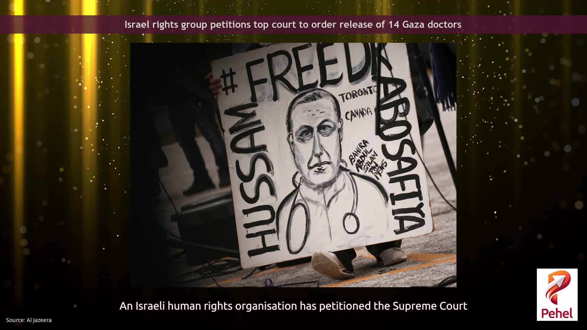 Israel rights group petitions top court to order release of 14 Gaza doctors