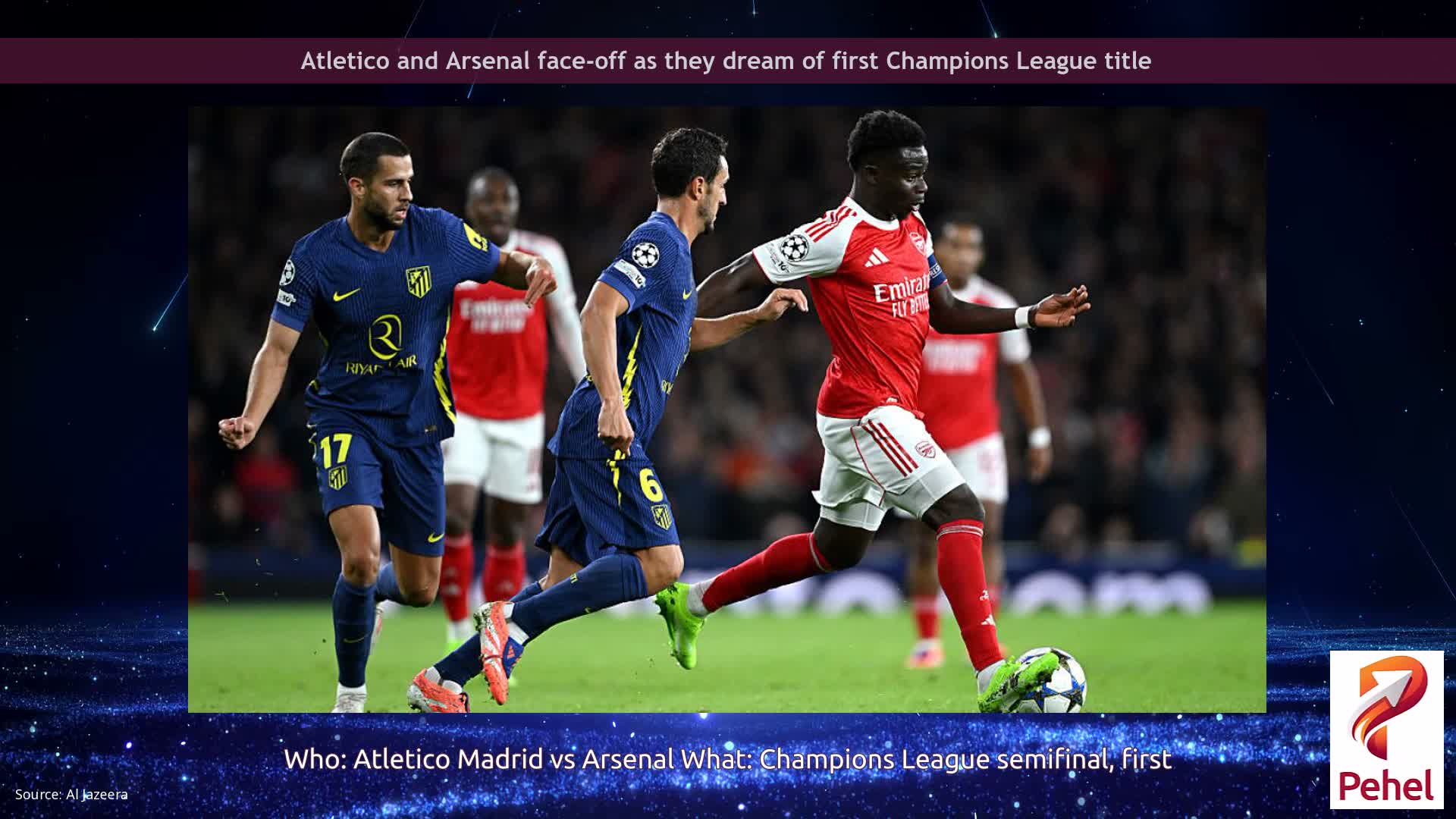 Atletico and Arsenal face-off as they dream of first Champions League title