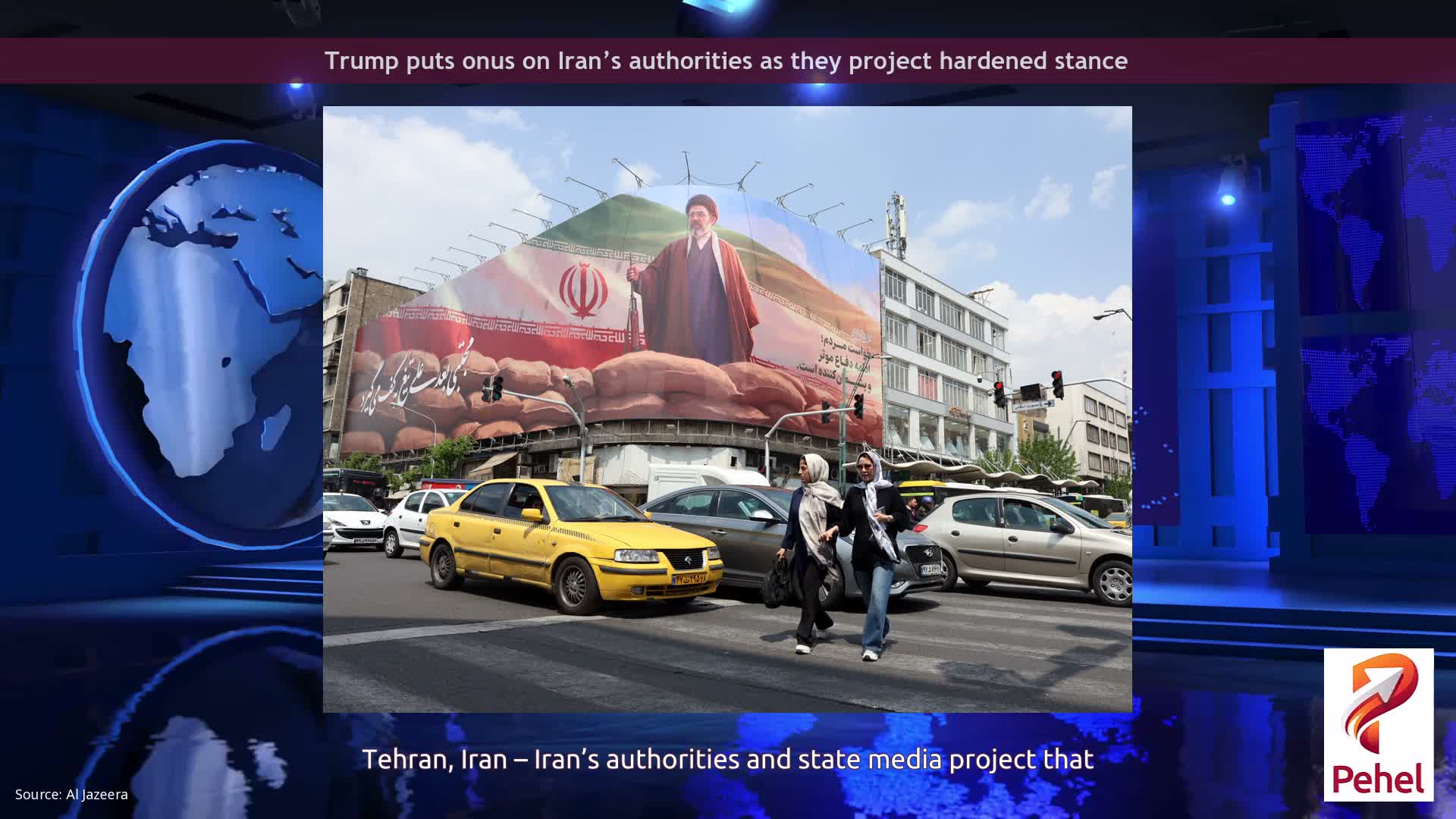Trump puts onus on Iran’s authorities as they project hardened stance