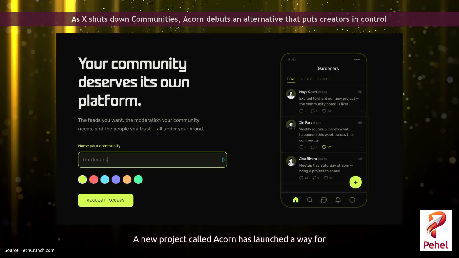 As X shuts down Communities, Acorn debuts an alternative that puts creators in control
