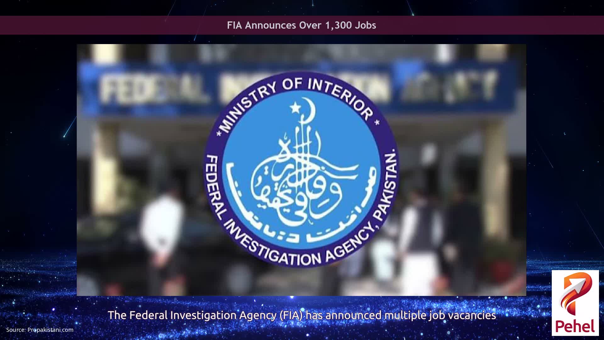 FIA Announces Over 1,300 Jobs