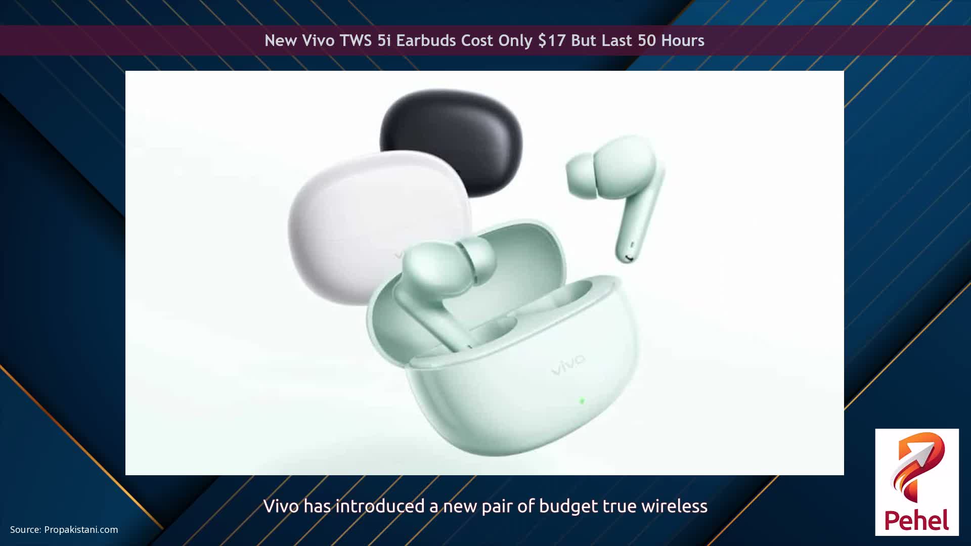 New Vivo TWS 5i Earbuds Cost Only $17 But Last 50 Hours