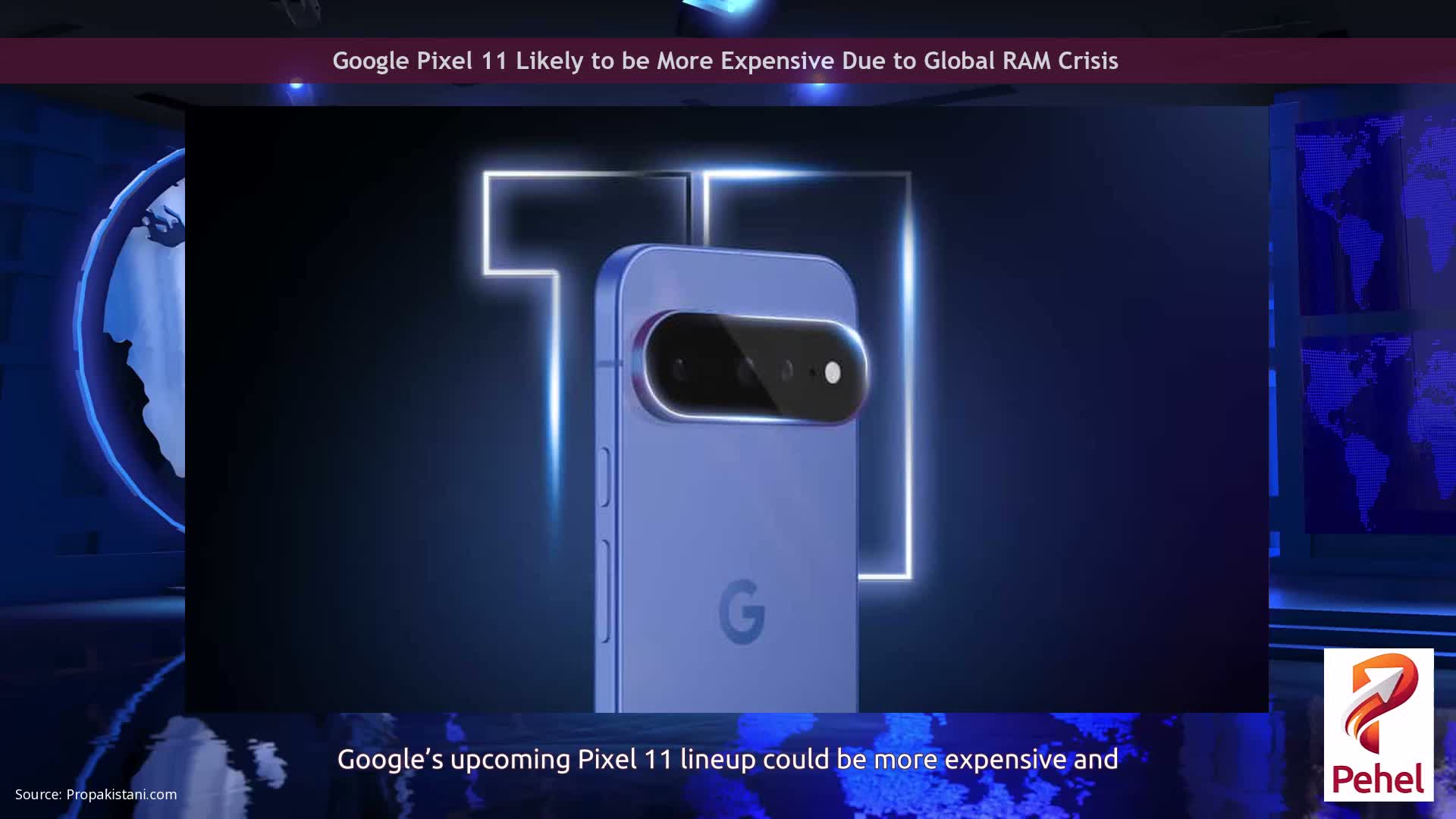 Google Pixel 11 Likely to be More Expensive Due to Global RAM Crisis