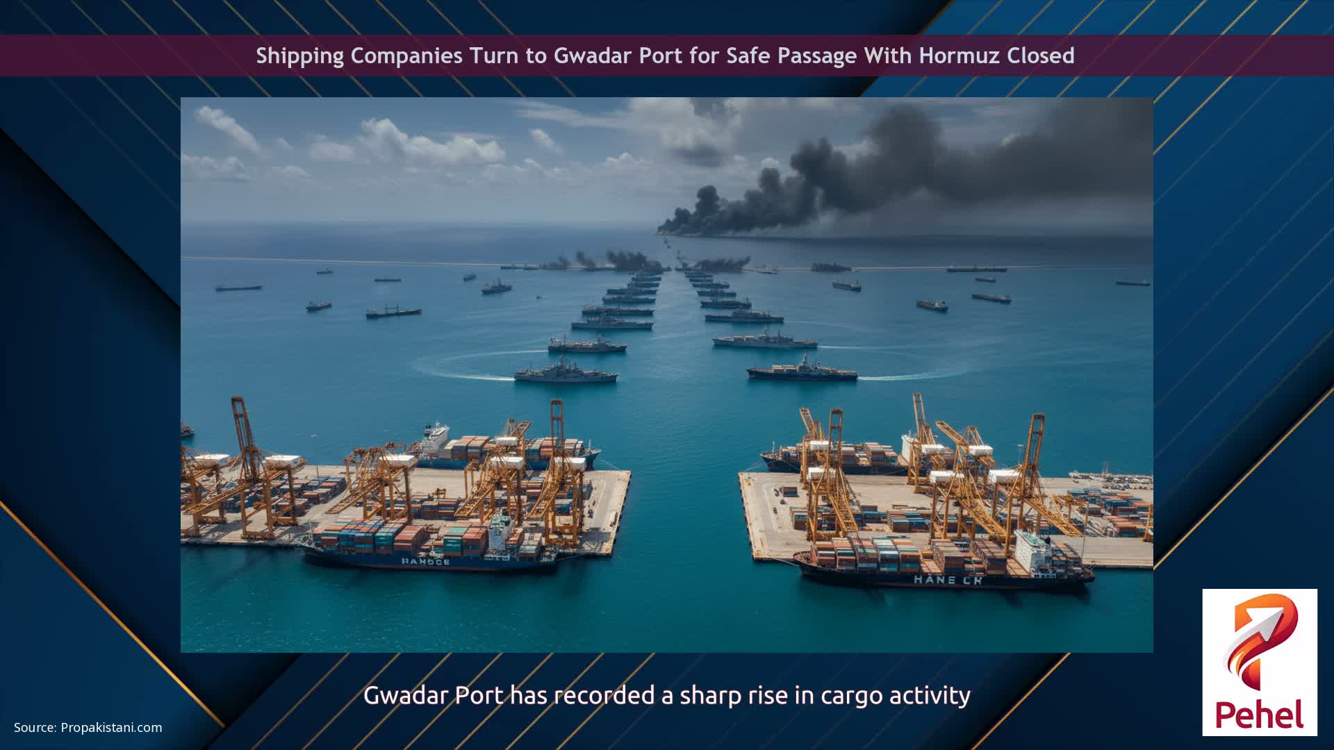 Shipping Companies Turn to Gwadar Port for Safe Passage With Hormuz Closed