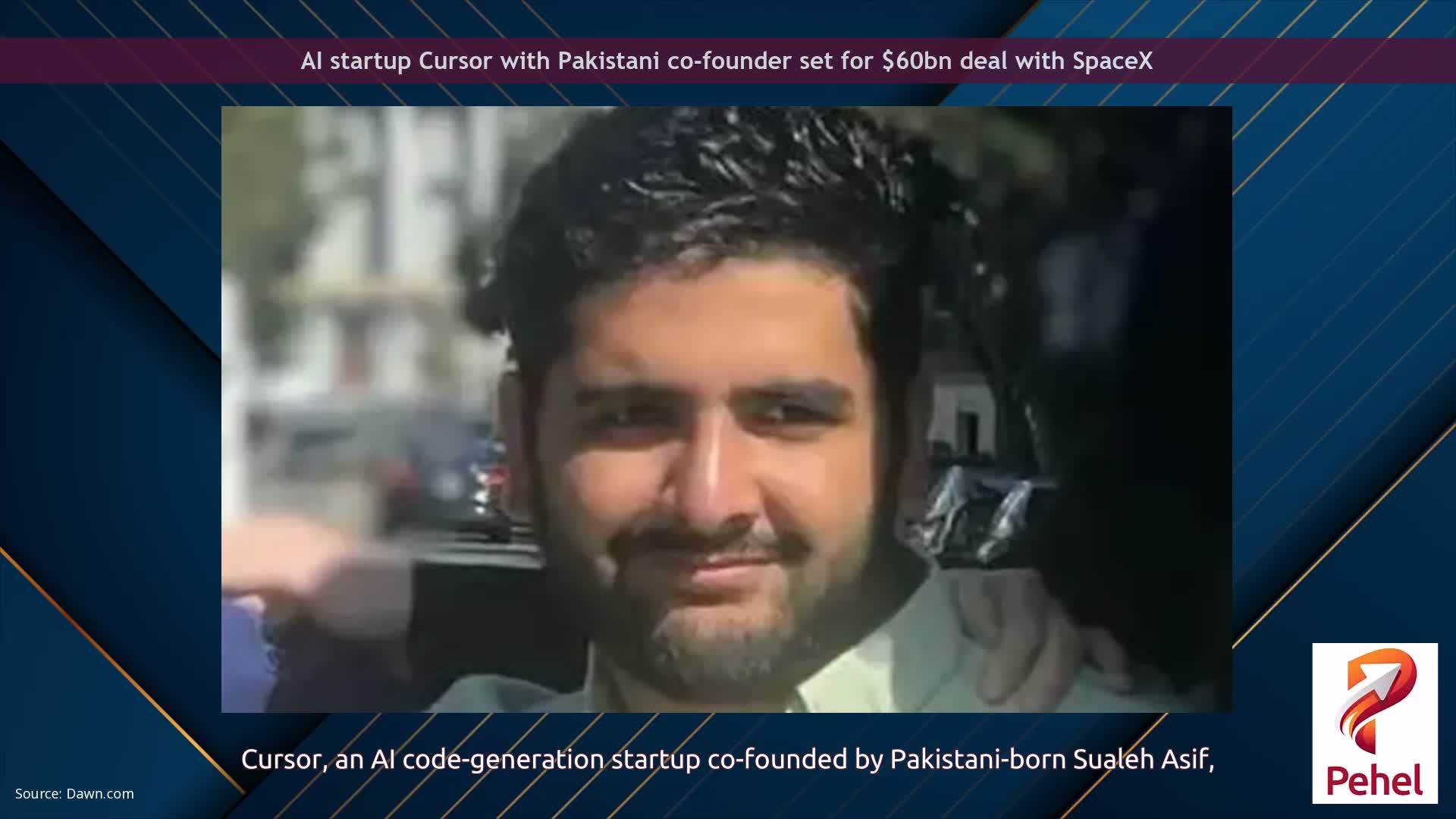 AI startup Cursor with Pakistani co-founder set for $60bn deal with SpaceX