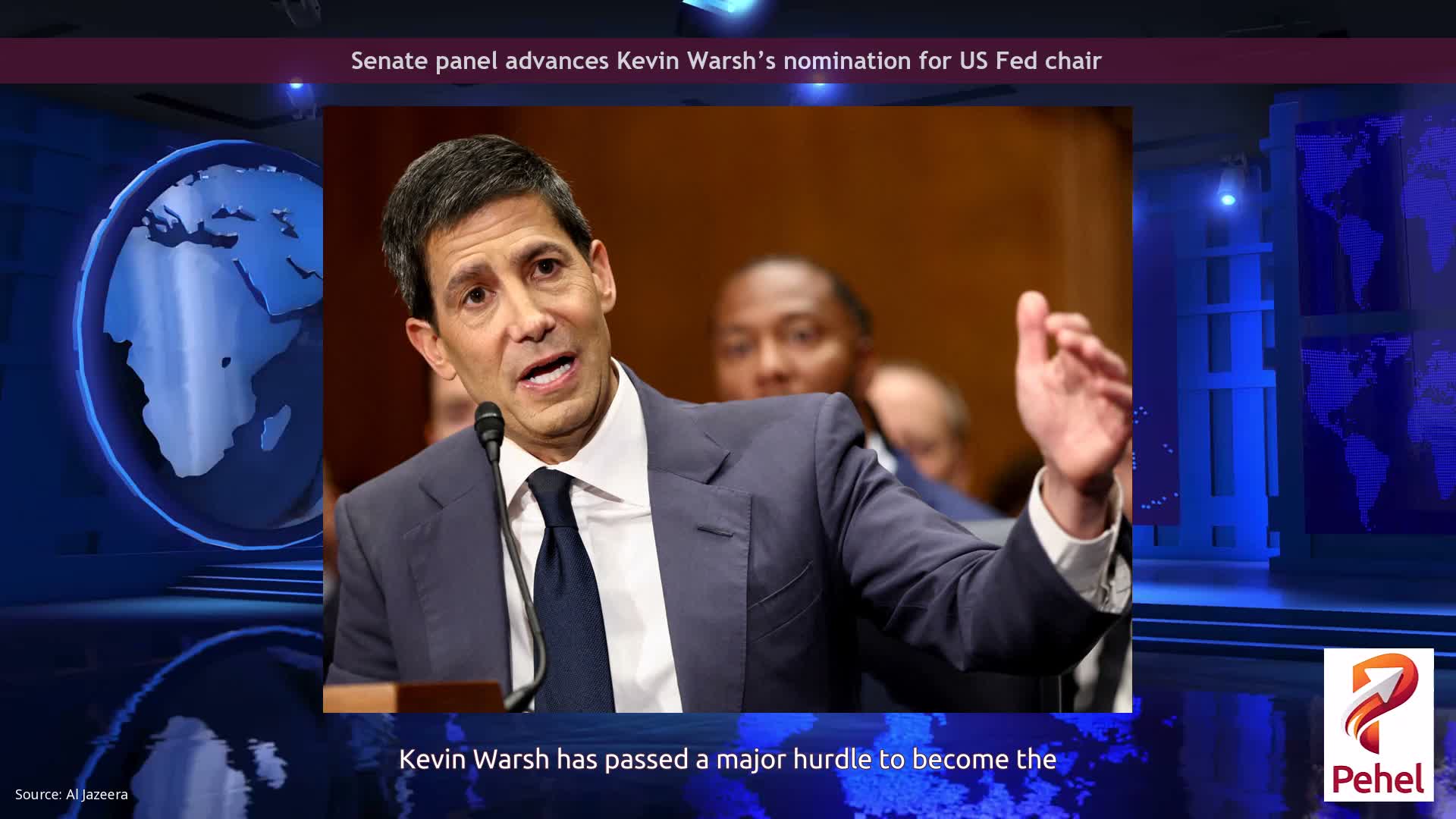 Senate panel advances Kevin Warsh’s nomination for US Fed chair