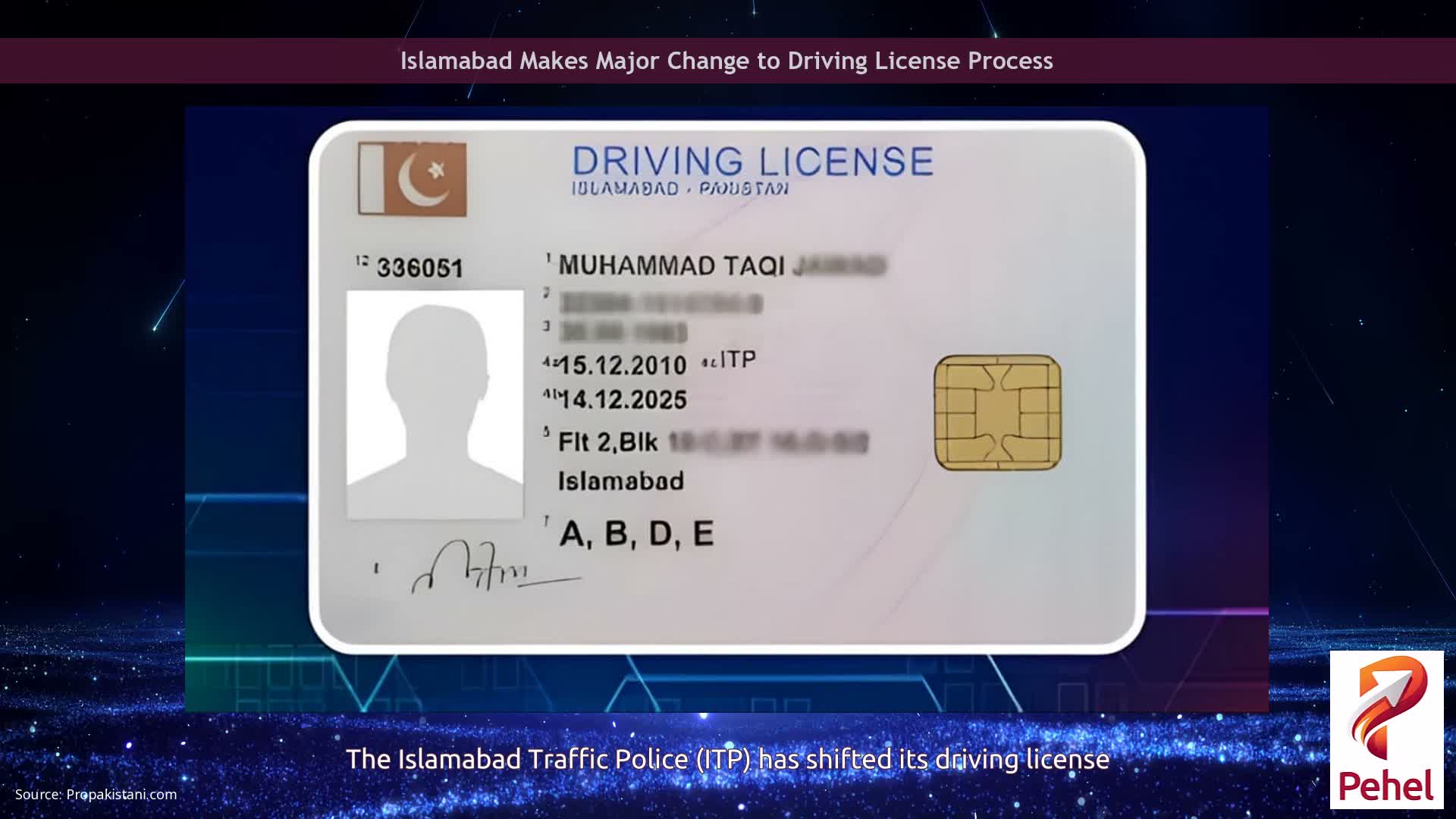 Islamabad Makes Major Change to Driving License Process