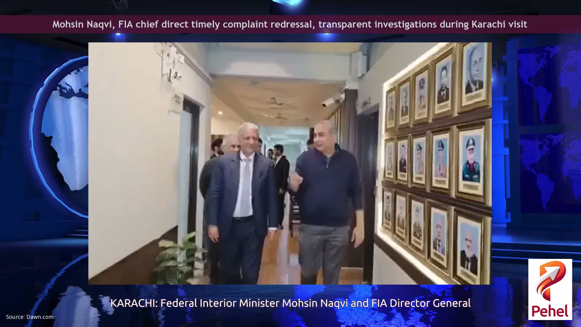 Mohsin Naqvi, FIA chief direct timely complaint redressal, transparent investigations during Karachi visit