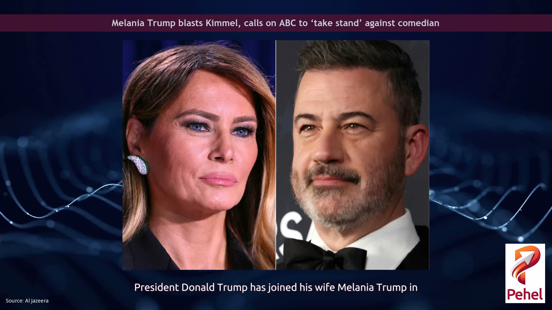 Melania Trump blasts Kimmel, calls on ABC to ‘take stand’ against comedian