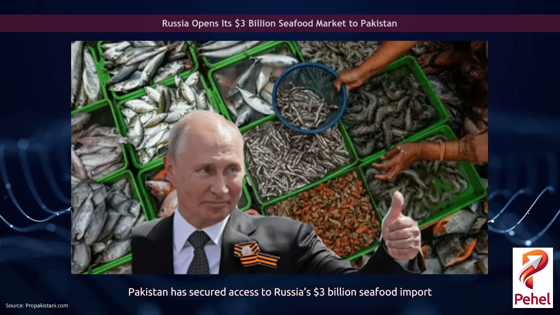 Russia Opens Its $3 Billion Seafood Market to Pakistan