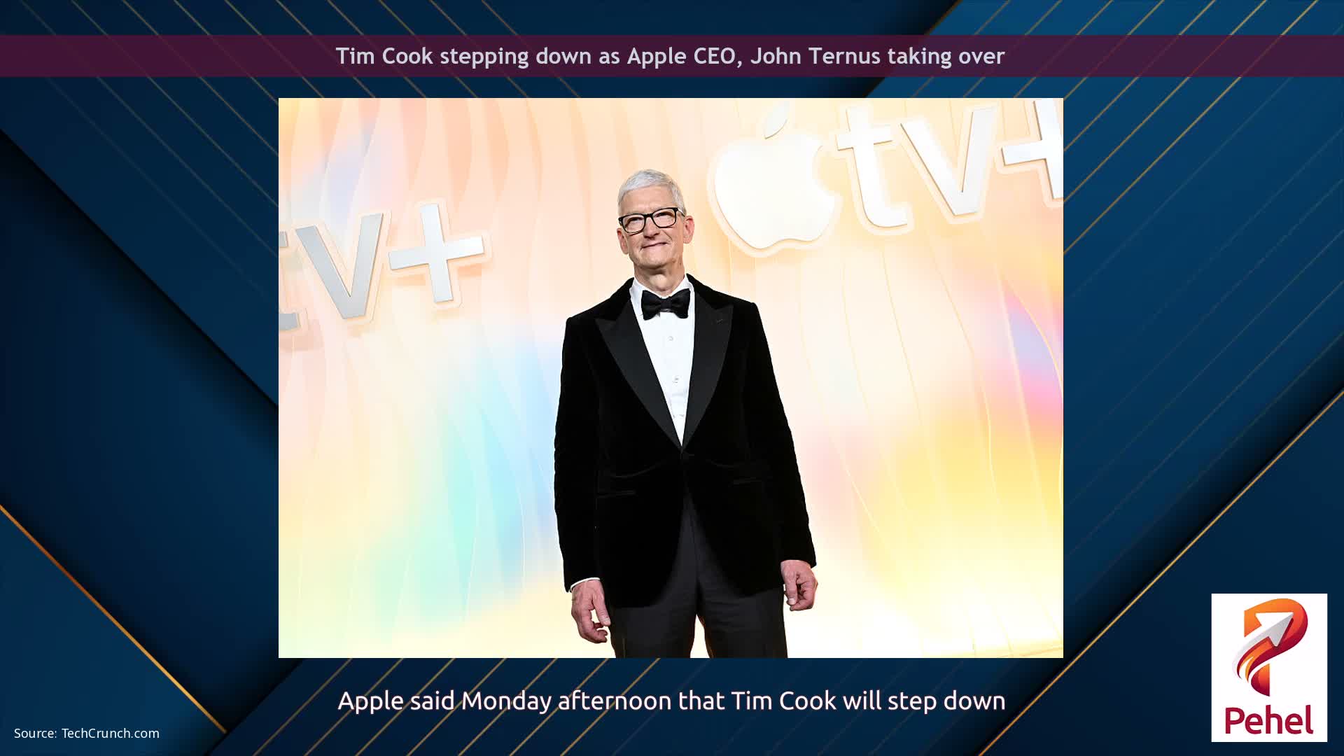 Tim Cook stepping down as Apple CEO, John Ternus taking over