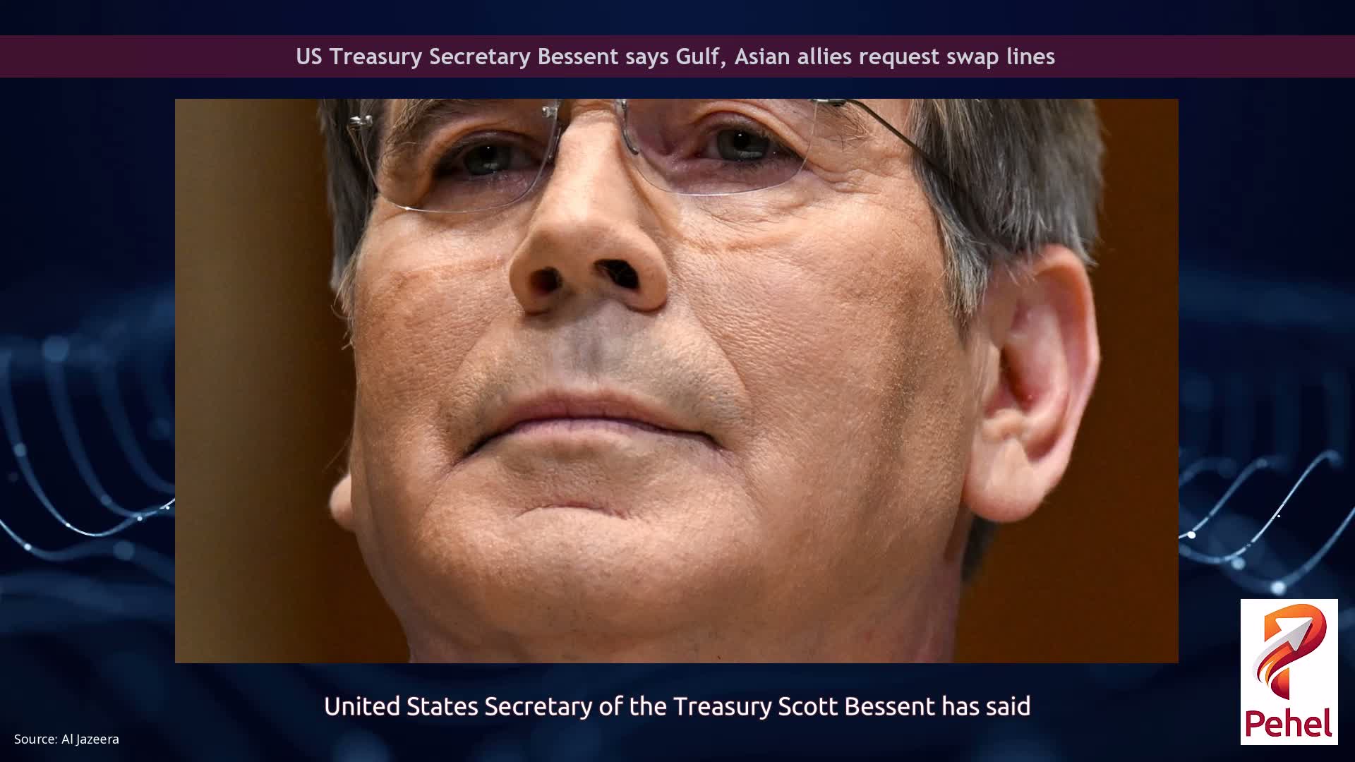 US Treasury Secretary Bessent says Gulf, Asian allies request swap lines