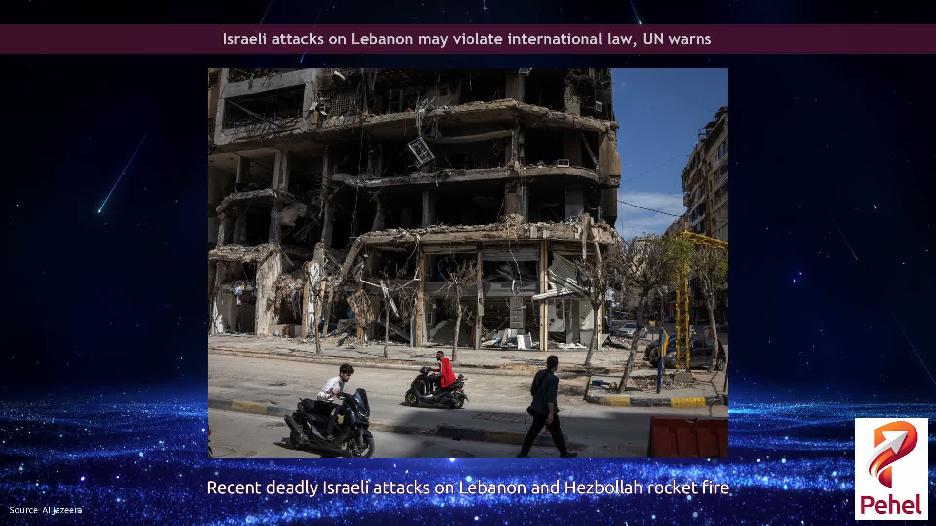 Israeli attacks on Lebanon may violate international law, UN warns