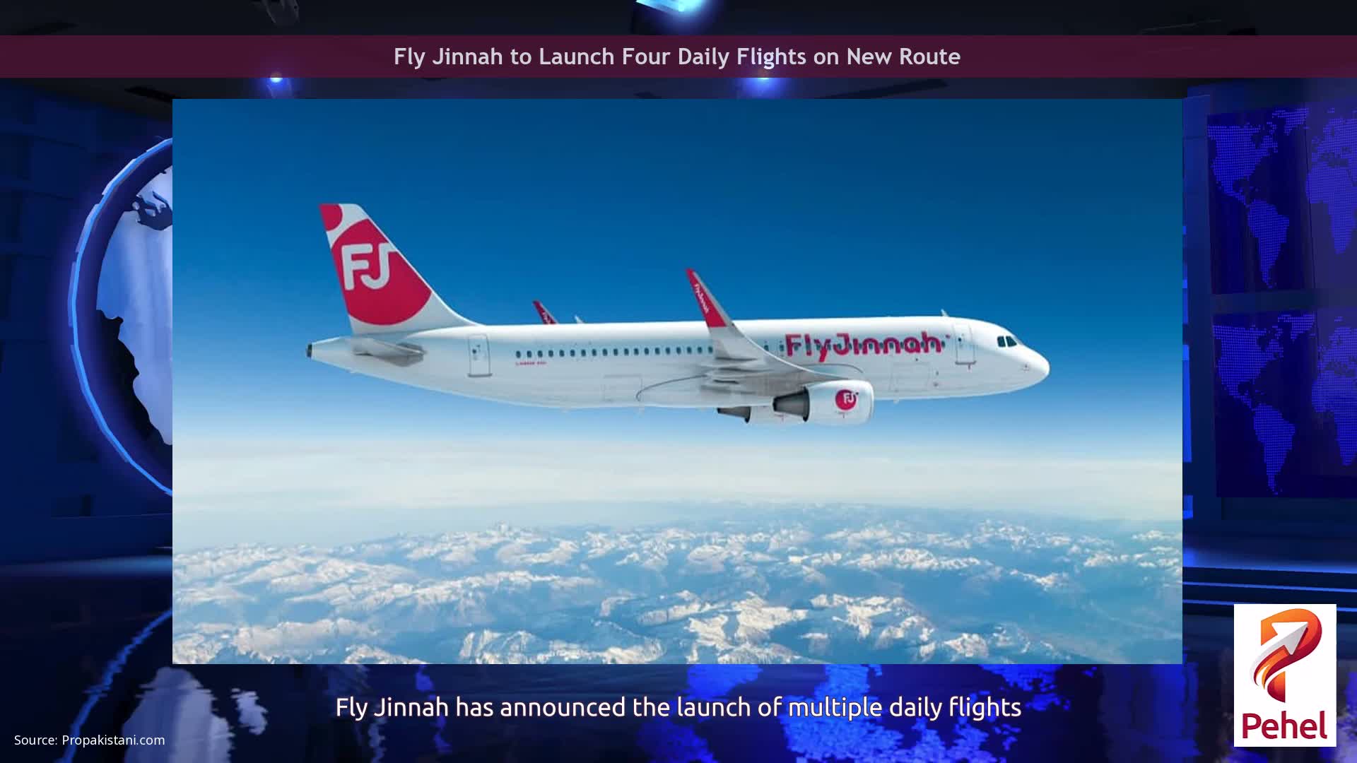 Fly Jinnah to Launch Four Daily Flights on New Route