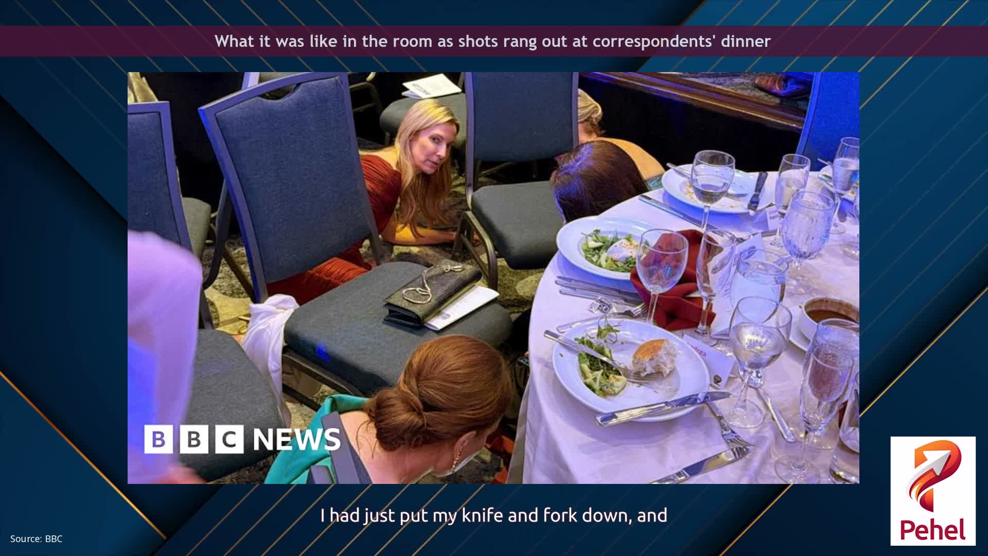 What it was like in the room as shots rang out at correspondents' dinner