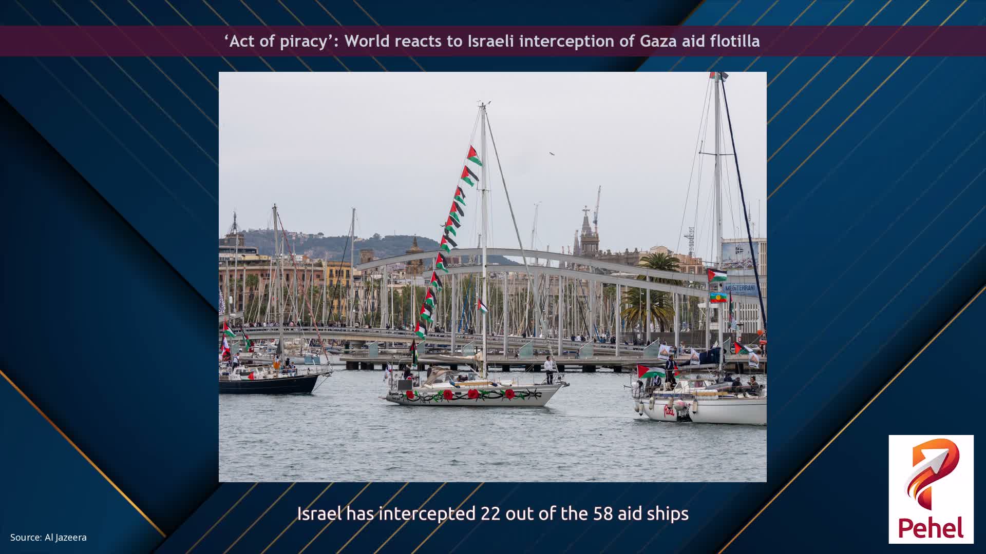 ‘Act of piracy’: World reacts to Israeli interception of Gaza aid flotilla