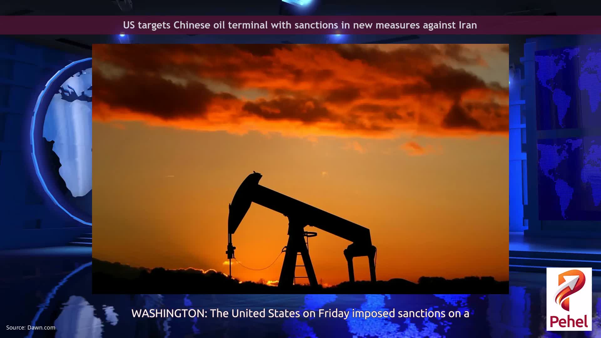 US targets Chinese oil terminal with sanctions in new measures against Iran