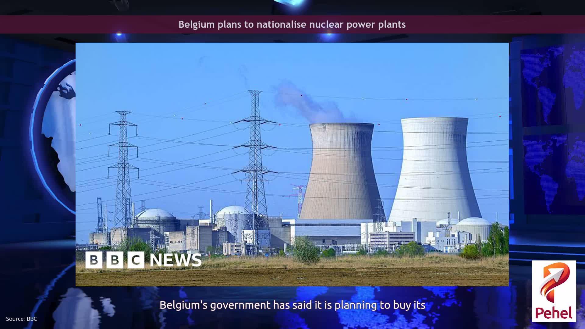 Belgium plans to nationalise nuclear power plants