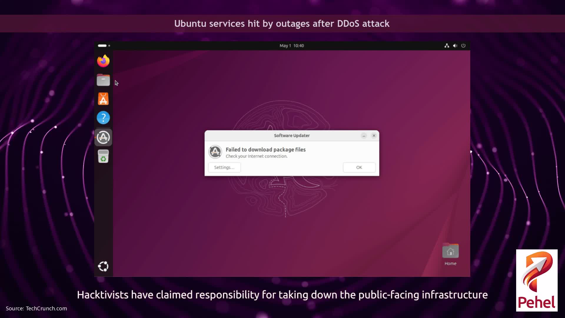 Ubuntu services hit by outages after DDoS attack