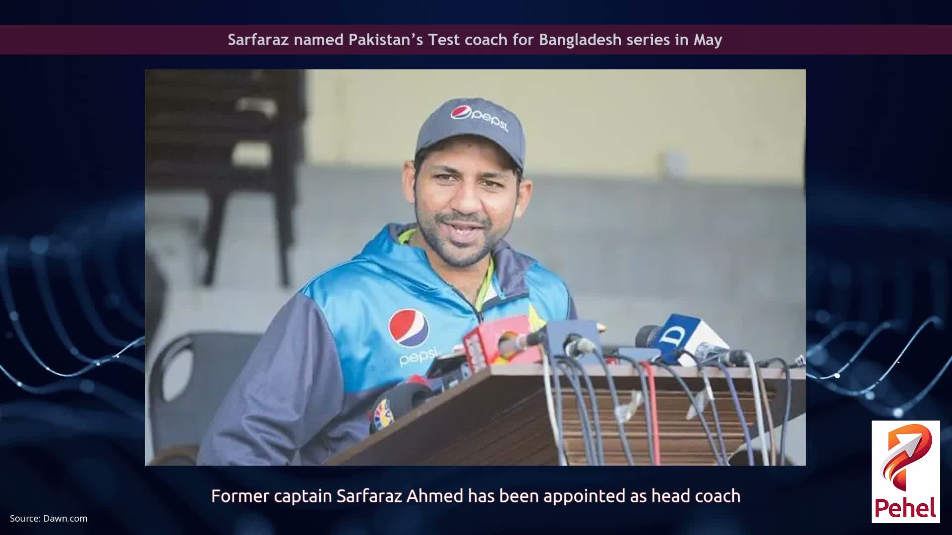 Sarfaraz named Pakistan’s Test coach for Bangladesh series in May